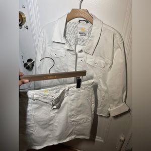 🤩WHITE DENIM SET🤍